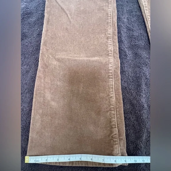 Lucky Brand Tan Corduroy High-Rise/Boot cut Jeans. Women’s Size 12/31. - Picture 6 of 10